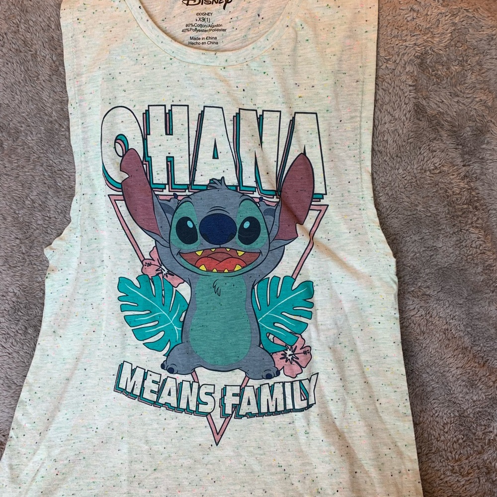 Disney stich tank top